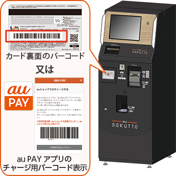 auショップ内のau SaKuTTO
